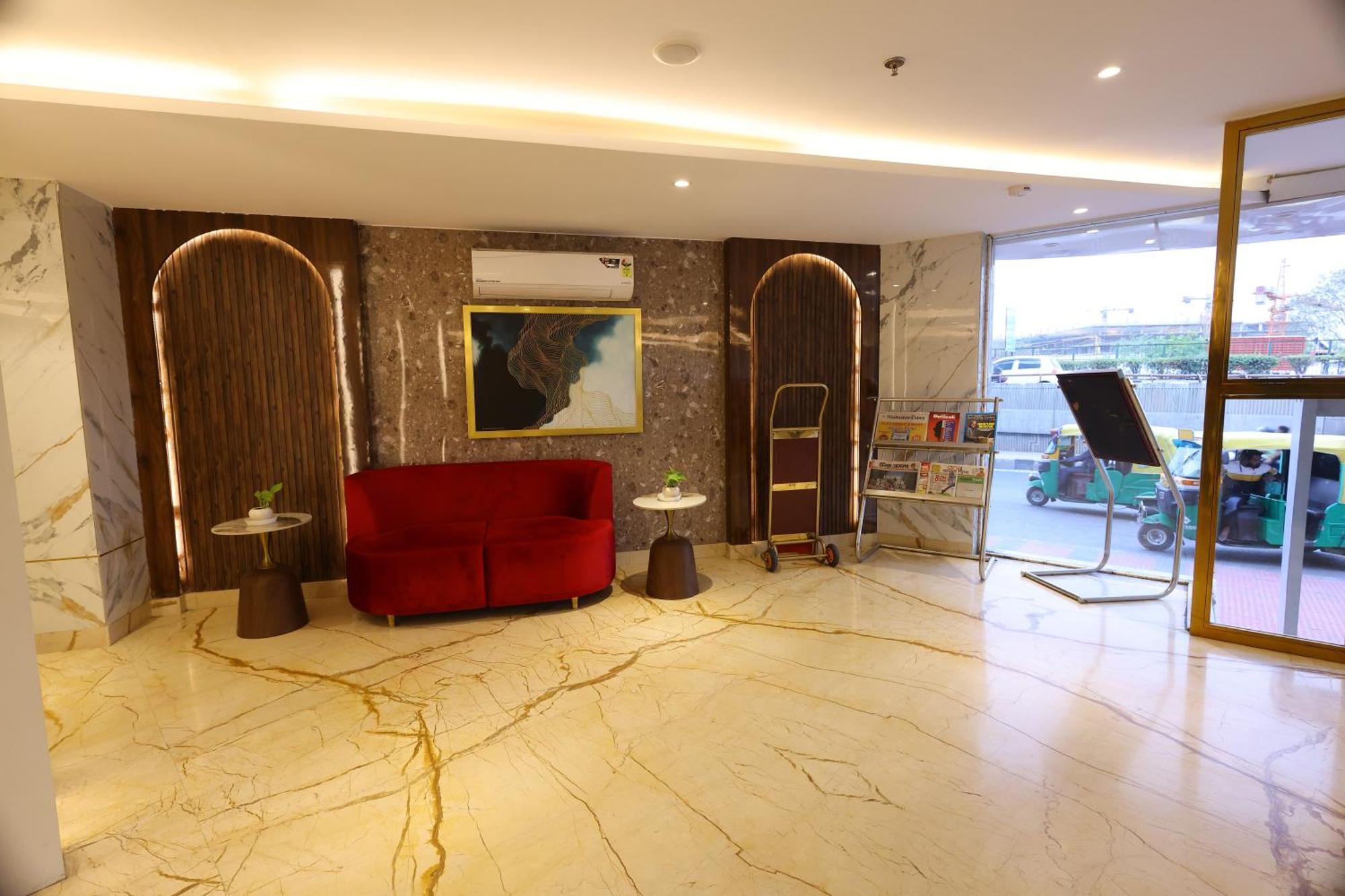 Airport Hotel Ramhan Palace Mahipalpur Nova Deli Exterior foto